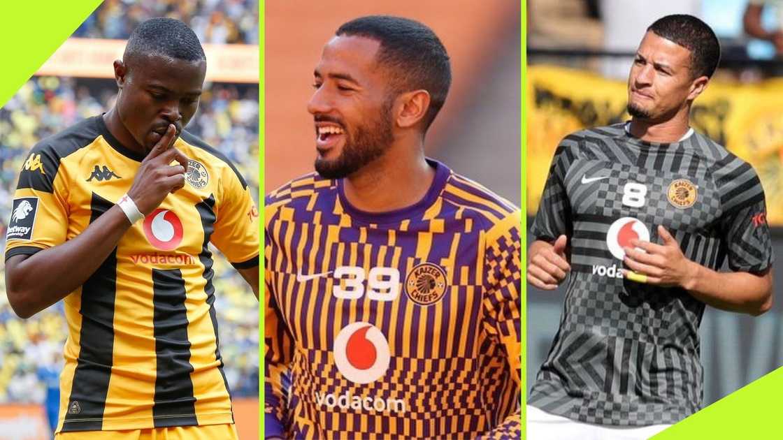 Ranga Chivaviro, Reeve Frosler and Yusuf Maart face the end of the contract at Kaizer Chiefs.