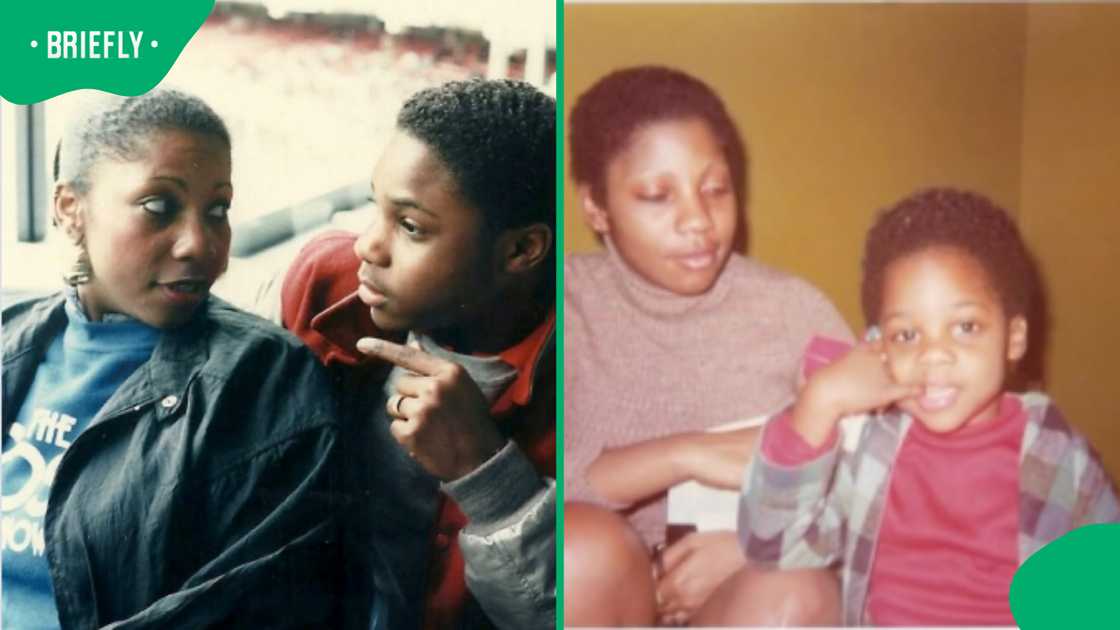Photos of Malcolm and his mother Photos of Malcolm and his mother