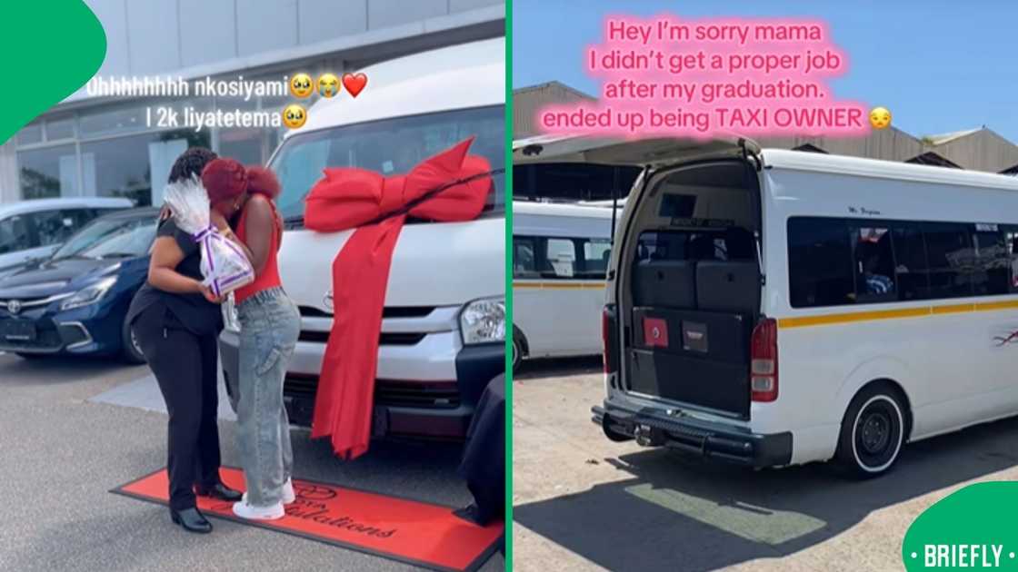 The visual on the right captured her quantum taxi