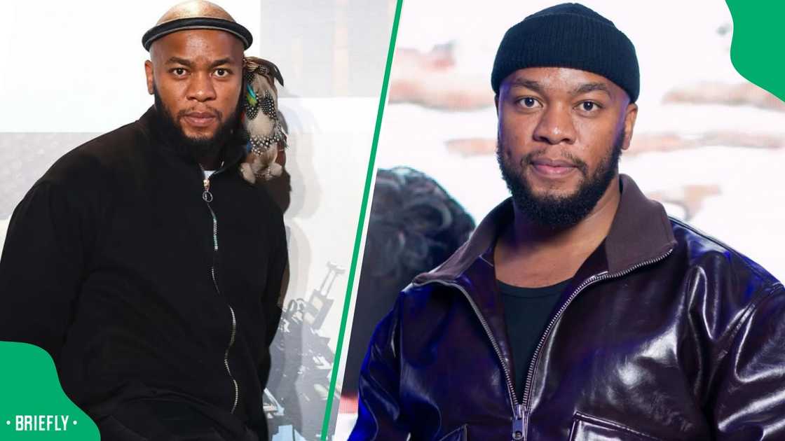 Thembinkosi Mthembu showed love to his dad and daughter Thembinkosi Mthembu showed love to his dad and daughter