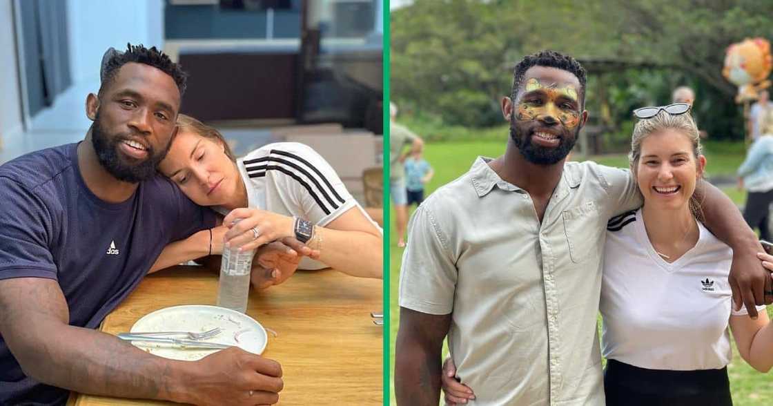 SA's power couple, Siya and Rachel Kolisi, spread a message of love on Valentine's Day.