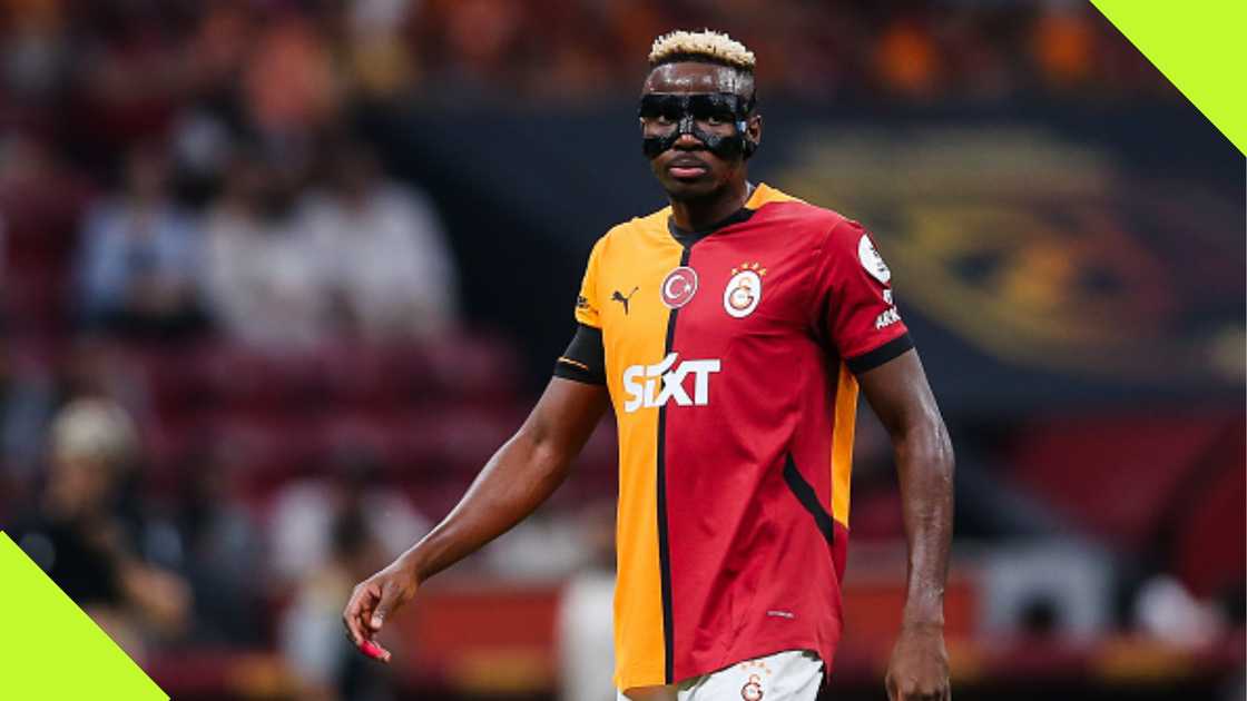 Victor Osimhen in action for Turkish Galatasaray