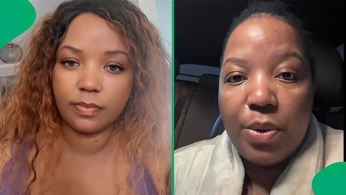 A South African woman cried in a TikTok video after her daughter asked why her deadbeat dad hated them.