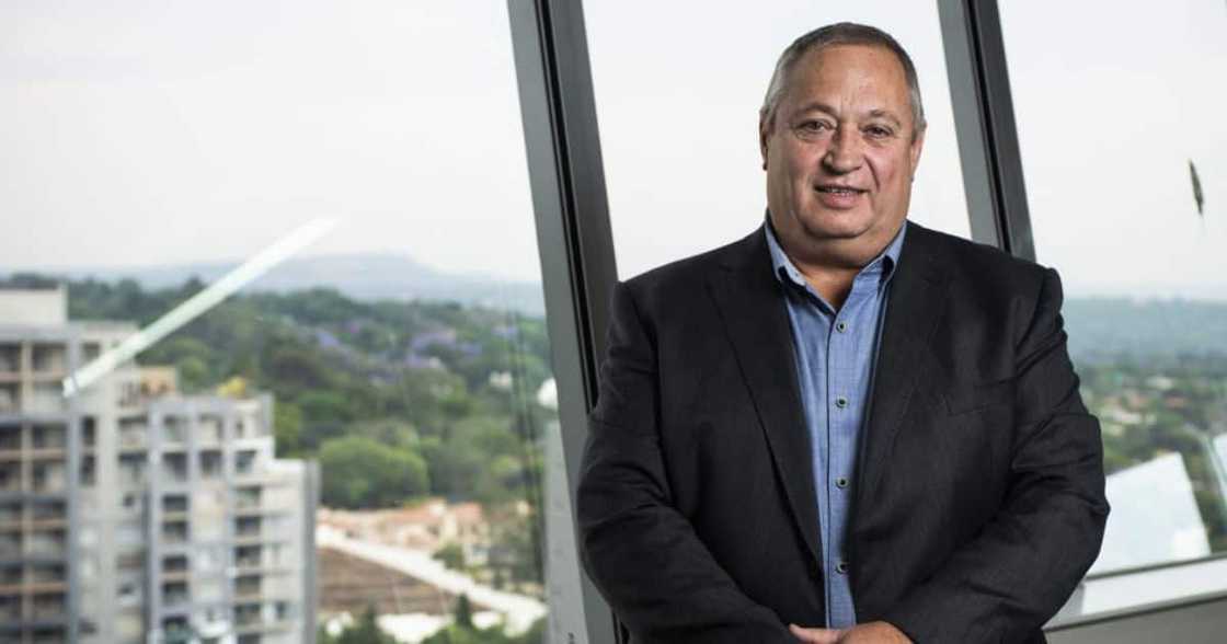 Neal Froneman, chief executive officer of Sibanye Gold Ltd., poses for a photograph following an interview in Johannesburg on Friday, Oct. 25, 2019. Neal Froneman, chief executive officer of Sibanye Gold Ltd., poses for a photograph following an interview in Johannesburg on Friday, Oct. 25, 2019.