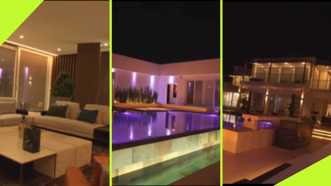 Emmanuel Adebayor shows off newly completed mansion Emmanuel Adebayor shows off newly completed mansion
