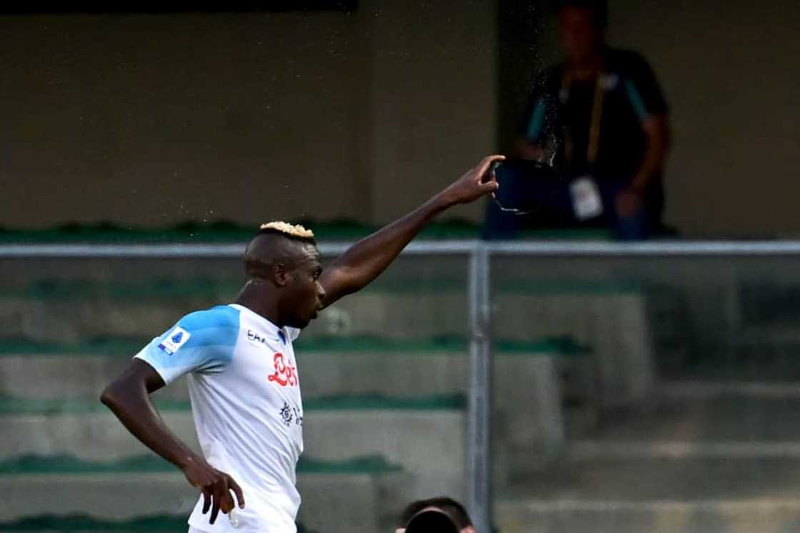 Victor Osimhen netted his first goal of the season at Verona Victor Osimhen netted his first goal of the season at Verona
