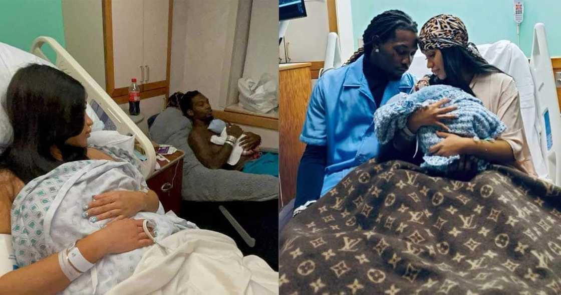 Cardi B and Offset welcomed a baby boy. Cardi B and Offset welcomed a baby boy.