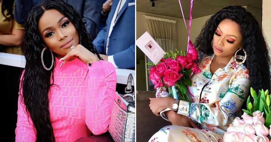 Gucci gifted Bonang Matheba a Bamboo 1947 bag. Gucci gifted Bonang Matheba a Bamboo 1947 bag.