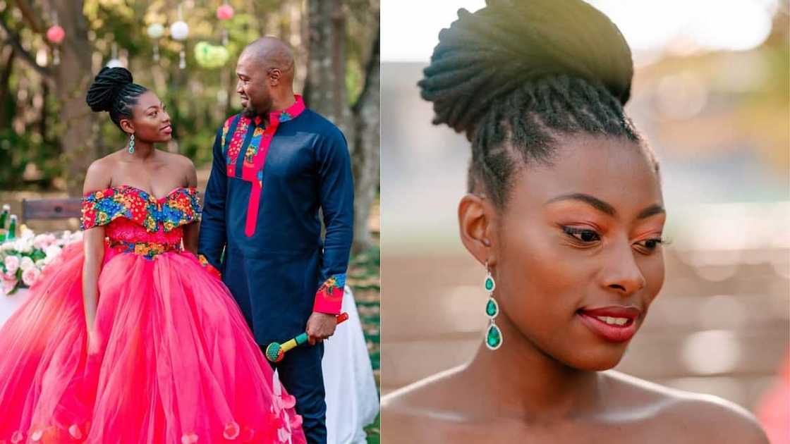 Colourful wedding attire Colourful wedding attire