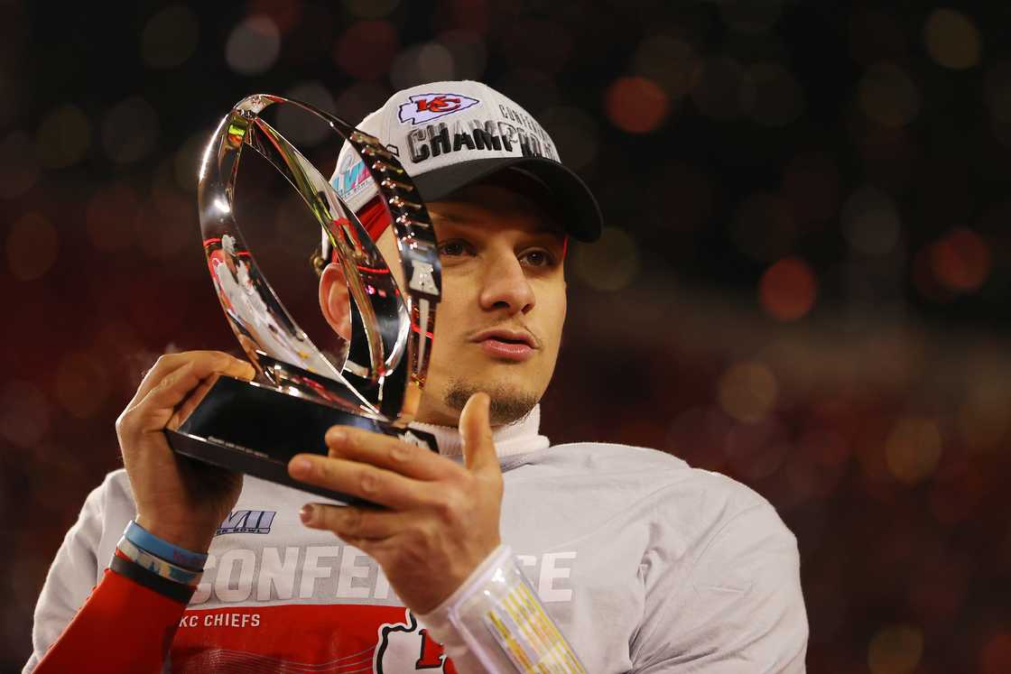 Patrick Mahomes in Kansas City, Missouri Patrick Mahomes in Kansas City, Missouri