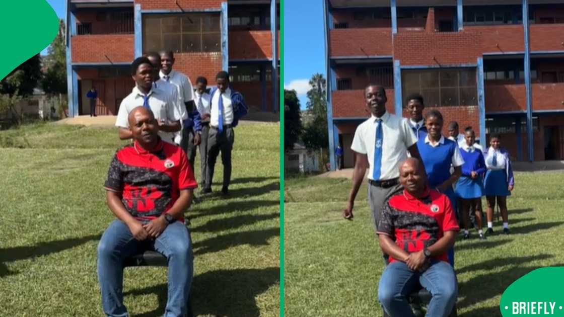 The visual captured the moment the educator was guessing the names of his learners