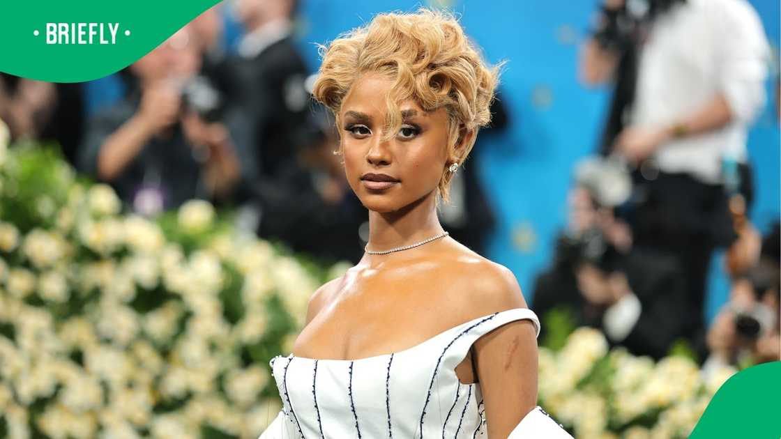 Tyla stole the show at the Met Gala with her blonde look. Tyla stole the show at the Met Gala with her blonde look.