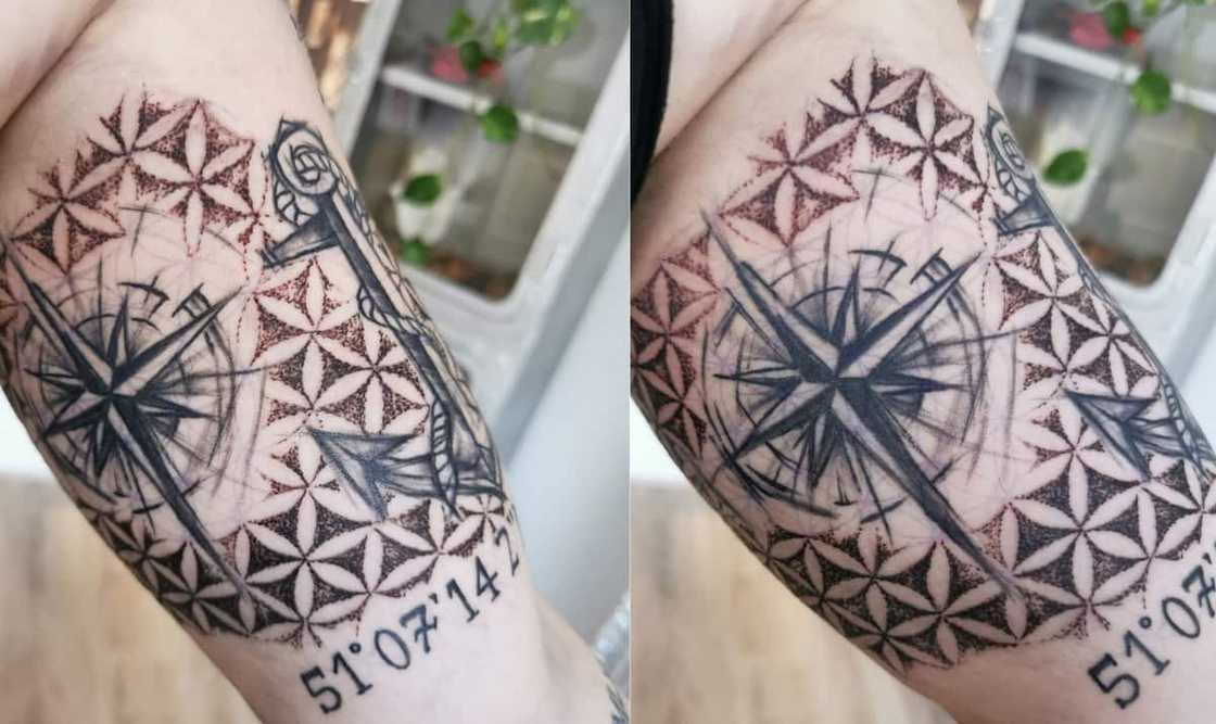 Flower of life tattoo Flower of life tattoo
