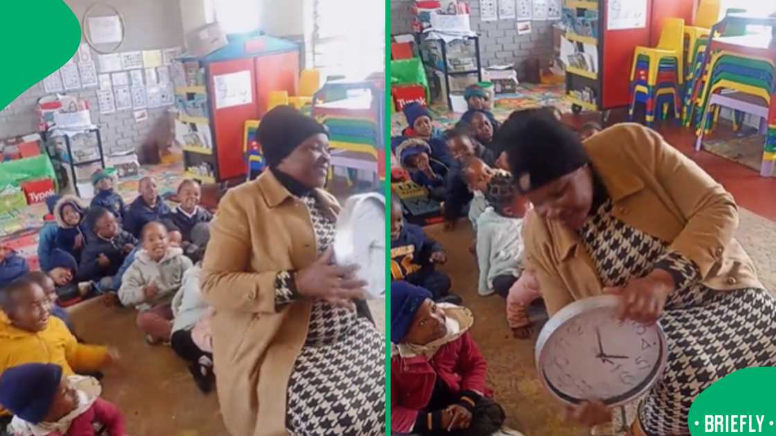 A teacher vibed with her tiny students during the Malume Challenge, and the video had Mzansi beaming A teacher vibed with her tiny students during the Malume Challenge, and the video had Mzansi beaming