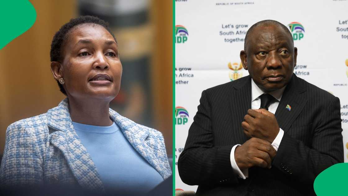 Cyril Ramaphosa has removed Thembi Simelane as the Minister of Justice.