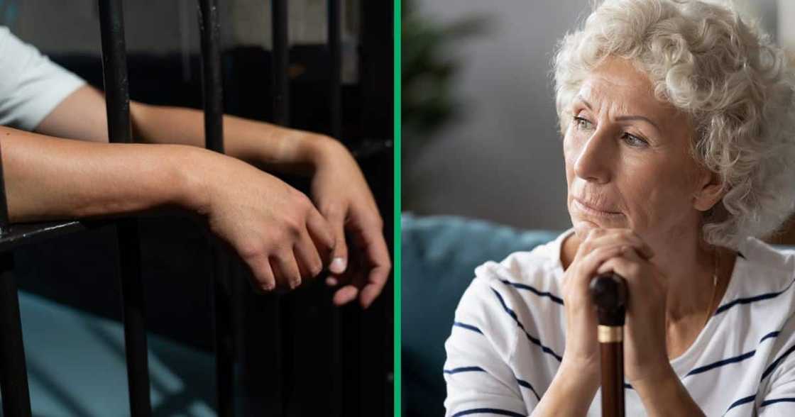 An elderly woman was arrested and charged for removing election posters. An elderly woman was arrested and charged for removing election posters.
