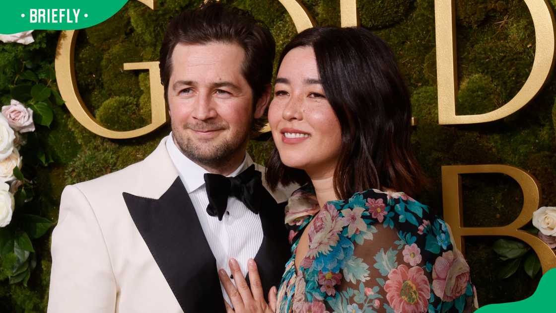 Maya Erskine and Michael Angarano in Beverly Hills