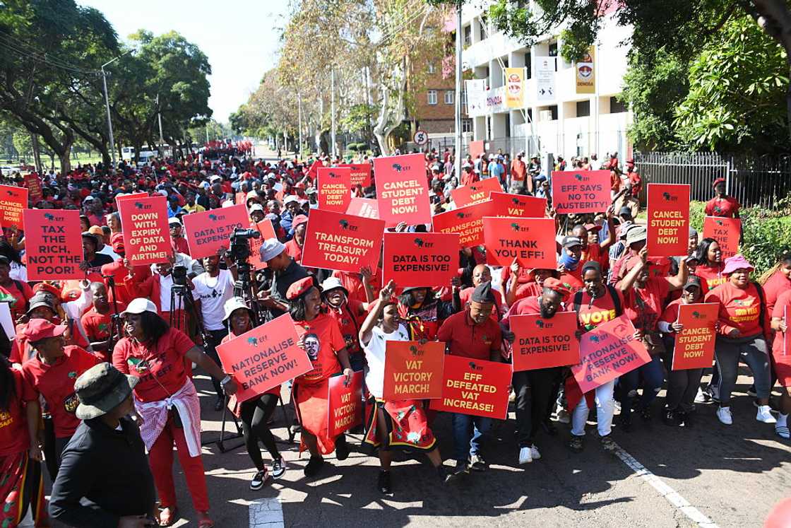 The EFF is leading a march to the Constitutional Court