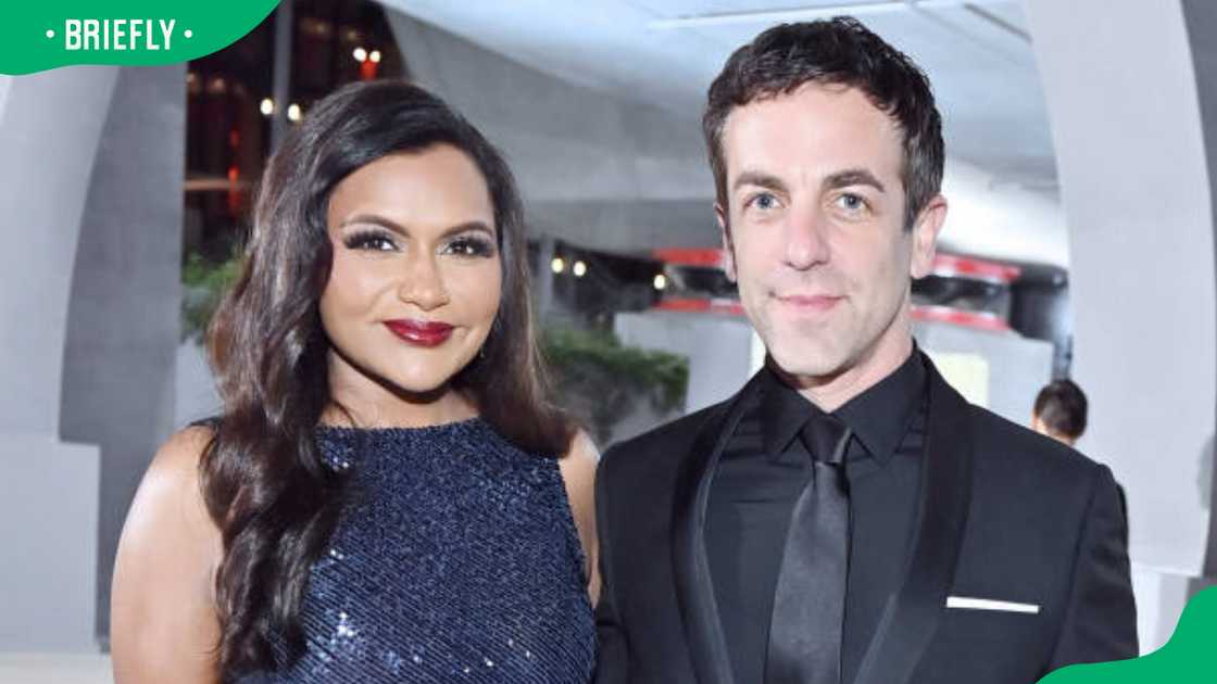 Mindy Kaling and B. J. Novak at the Academy Museum of Motion Pictures Mindy Kaling and B. J. Novak at the Academy Museum of Motion Pictures