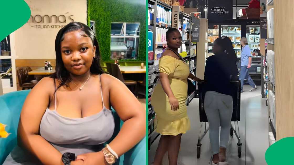 TikTok users praised a Woolworths employee for hyping a lady content creator at their store