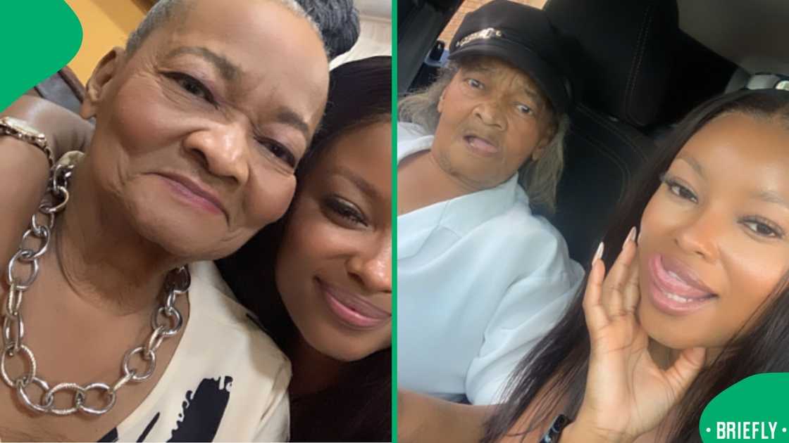 A touching TikTok showed Gogo crying tears of joy at her lunch