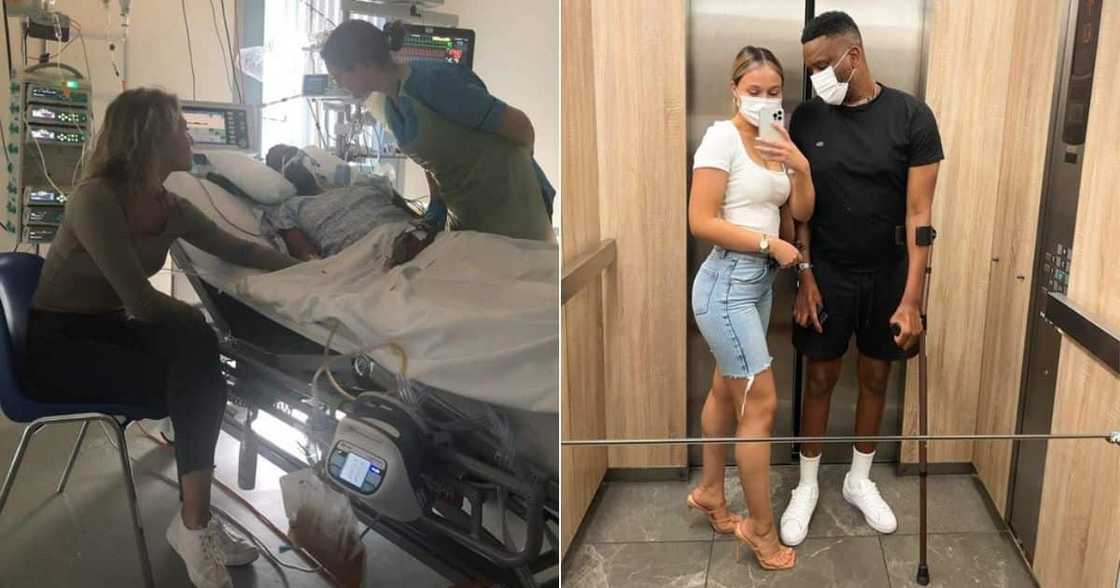 Solo Nqweni, Shares Then, and Now Pics, Bae Stuck, With Him, Hospital Solo Nqweni, Shares Then, and Now Pics, Bae Stuck, With Him, Hospital