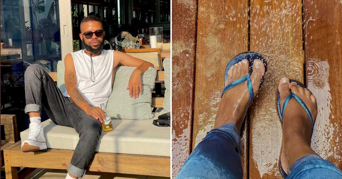 A dude shared the hilarious reaction his mom had to him wearing flip-flops. A dude shared the hilarious reaction his mom had to him wearing flip-flops.