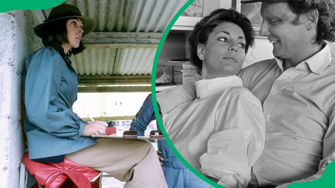 Marlene Knaus and Niki Lauda having a good time Marlene Knaus and Niki Lauda having a good time