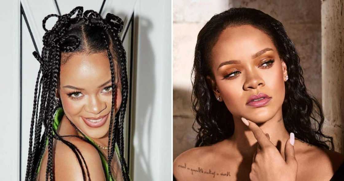 Rihanna helped restaurant staff clean up