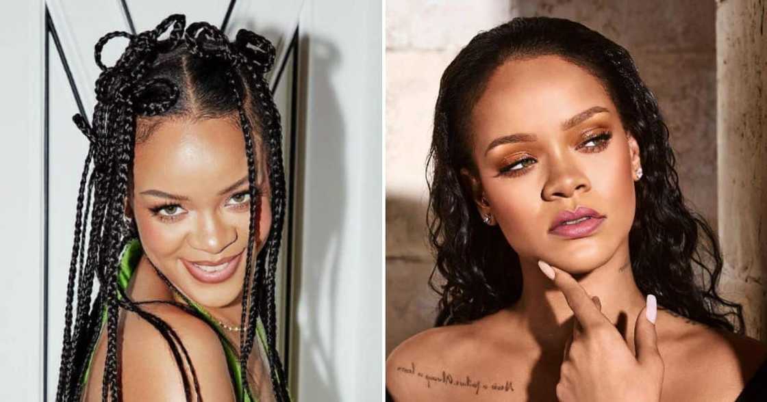 Rihanna helped restaurant staff clean up Rihanna helped restaurant staff clean up