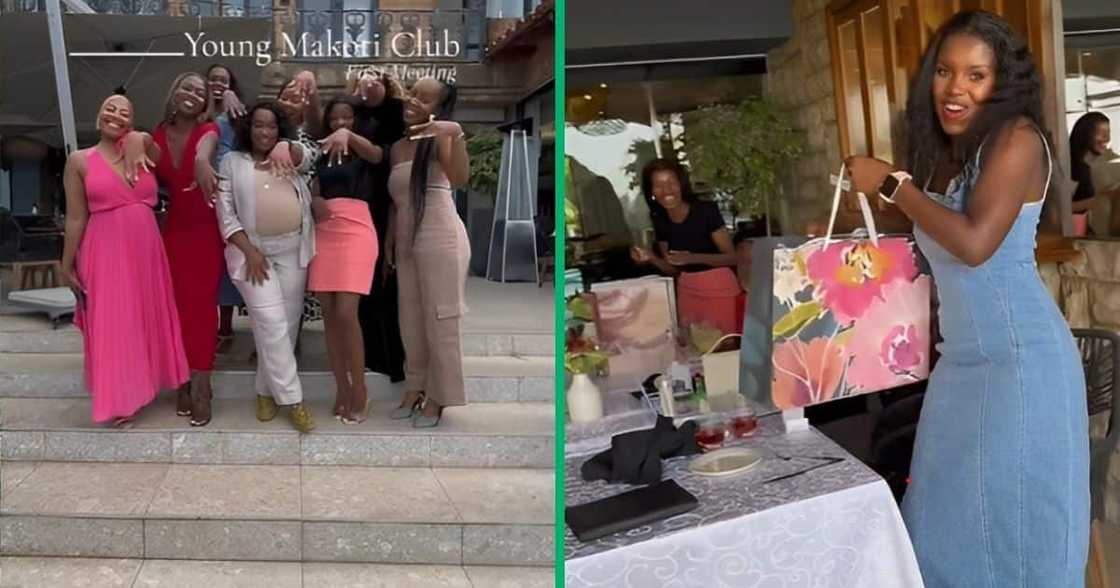 Woman in Pretoria goes to young makoti club meet up in TikTok video Woman in Pretoria goes to young makoti club meet up in TikTok video