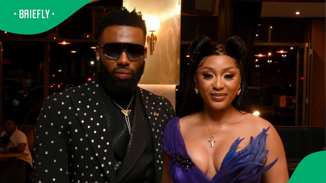Swanky jerry and Nadia Nakai attended a fashion show. Swanky jerry and Nadia Nakai attended a fashion show.