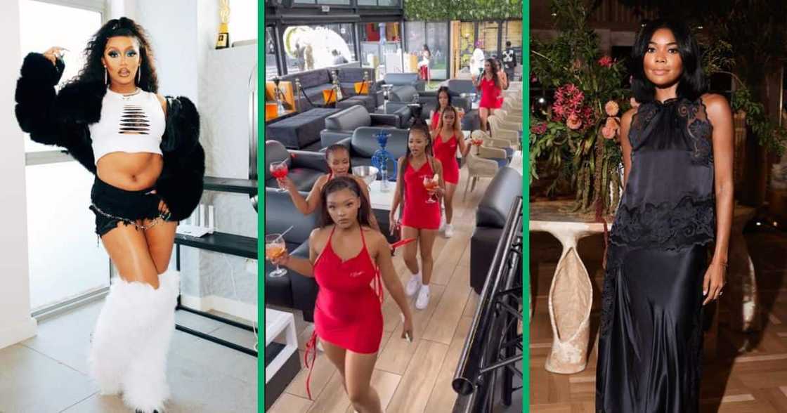 Kamo Mphela, Prono girls and Gabrielle Union Kamo Mphela, Prono girls and Gabrielle Union