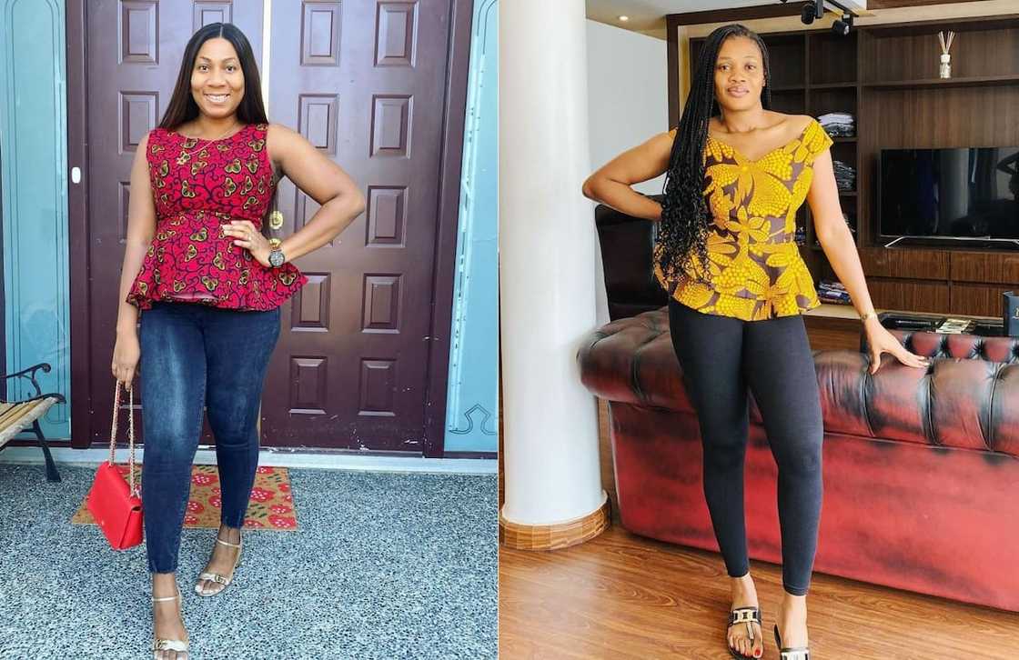 Modern Ankara tops Modern Ankara tops