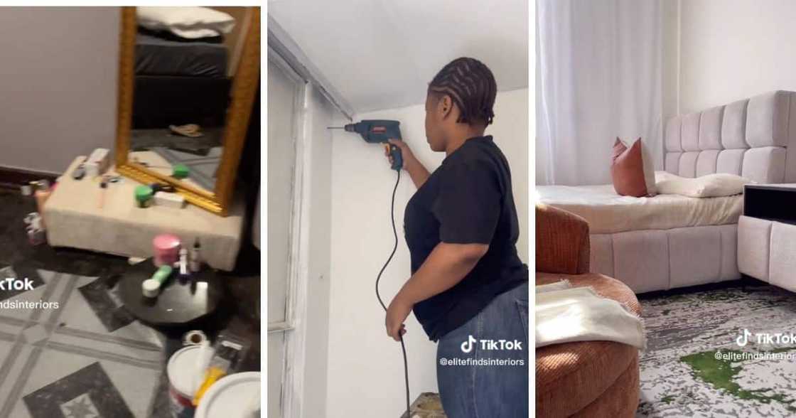 Woman showcases interior design skills Woman showcases interior design skills