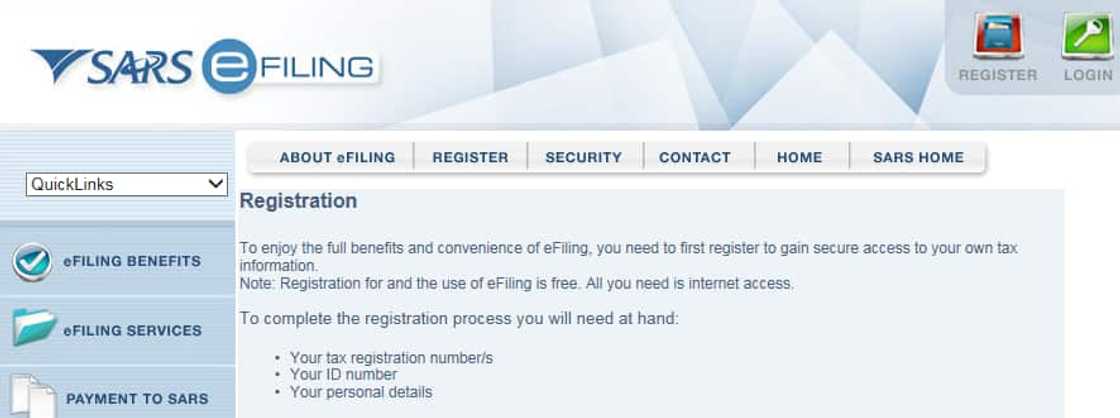 SARS eFiling SARS eFiling