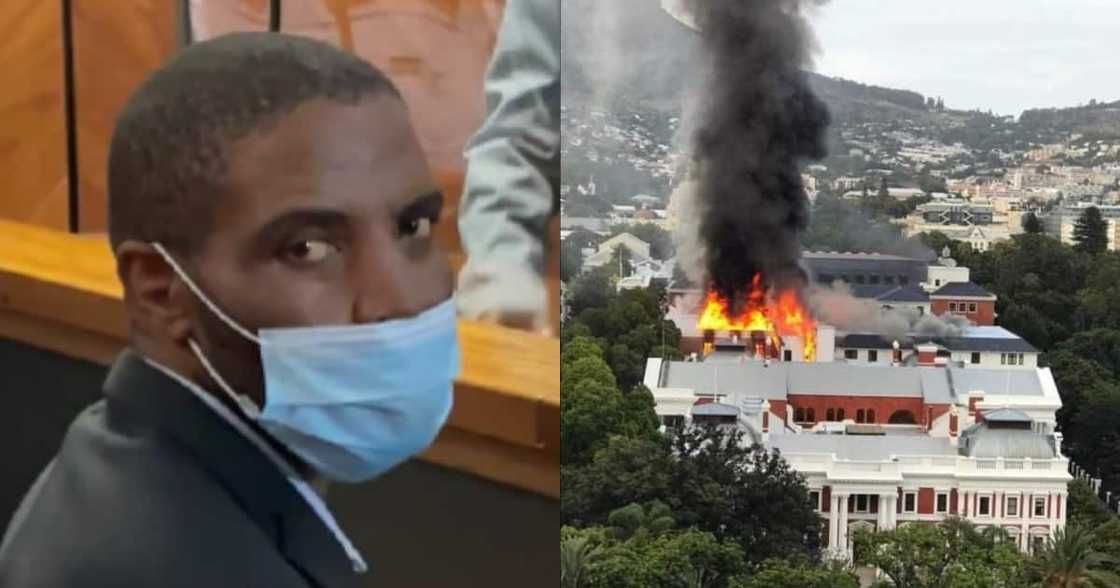 Zandile Mafe, bail hearing, Parliament fire Zandile Mafe, bail hearing, Parliament fire