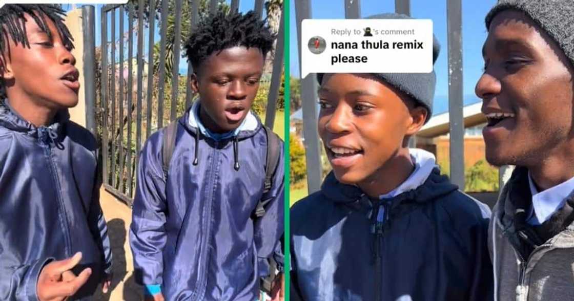 Acapella Onset Music Group rock their own cover version of 'Nana Thula' on TikTok. Acapella Onset Music Group rock their own cover version of 'Nana Thula' on TikTok.