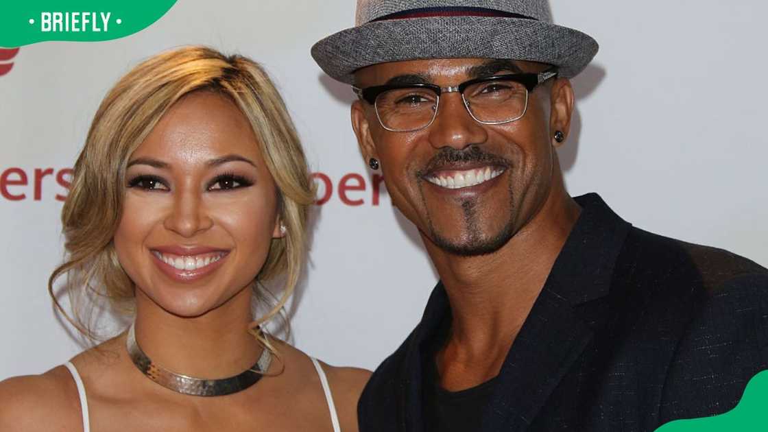 Shawna Gordon and Shemar Moore at the 46th Annual NAACP Image Awards in 2015