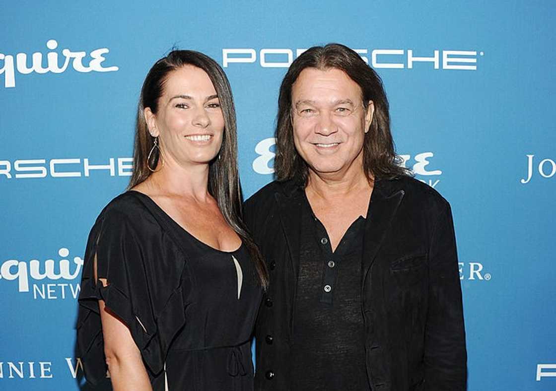 Janie Liszewski and Eddie Van Halen Janie Liszewski and Eddie Van Halen