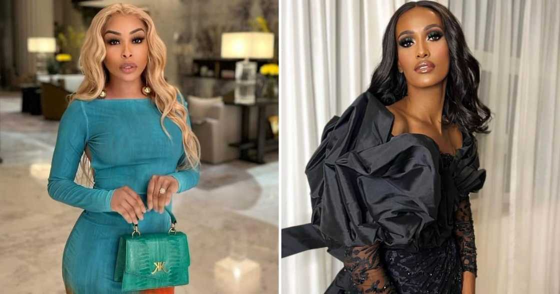 Khanyi Mbau meets Chanel Ayan