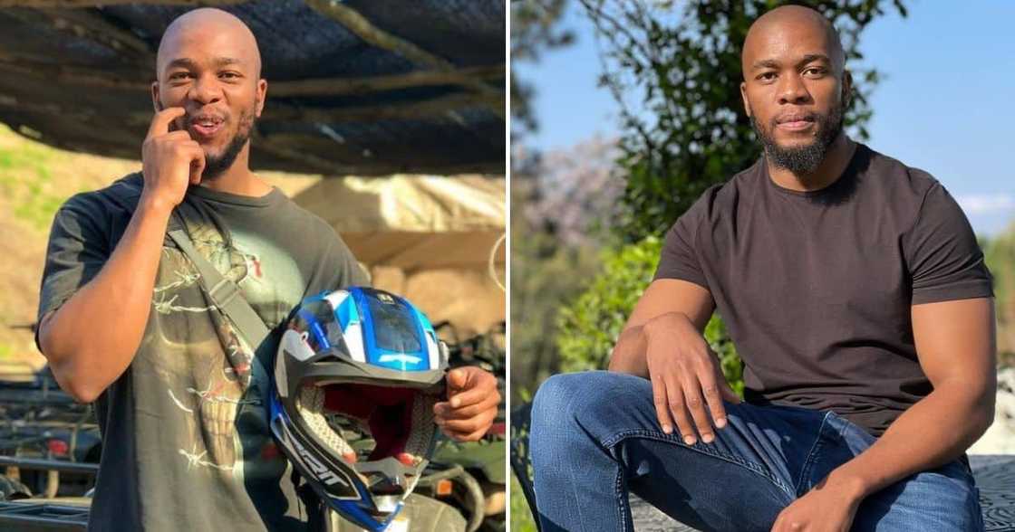 Thembinkosi Mthembu referred to himself as light skinned. Thembinkosi Mthembu referred to himself as light skinned.