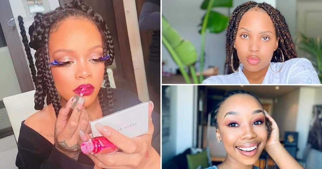 Rihanna, Fenty Beauty Africa launch, Mzansi, Candice Modiselle, Linda Mtoba Rihanna, Fenty Beauty Africa launch, Mzansi, Candice Modiselle, Linda Mtoba