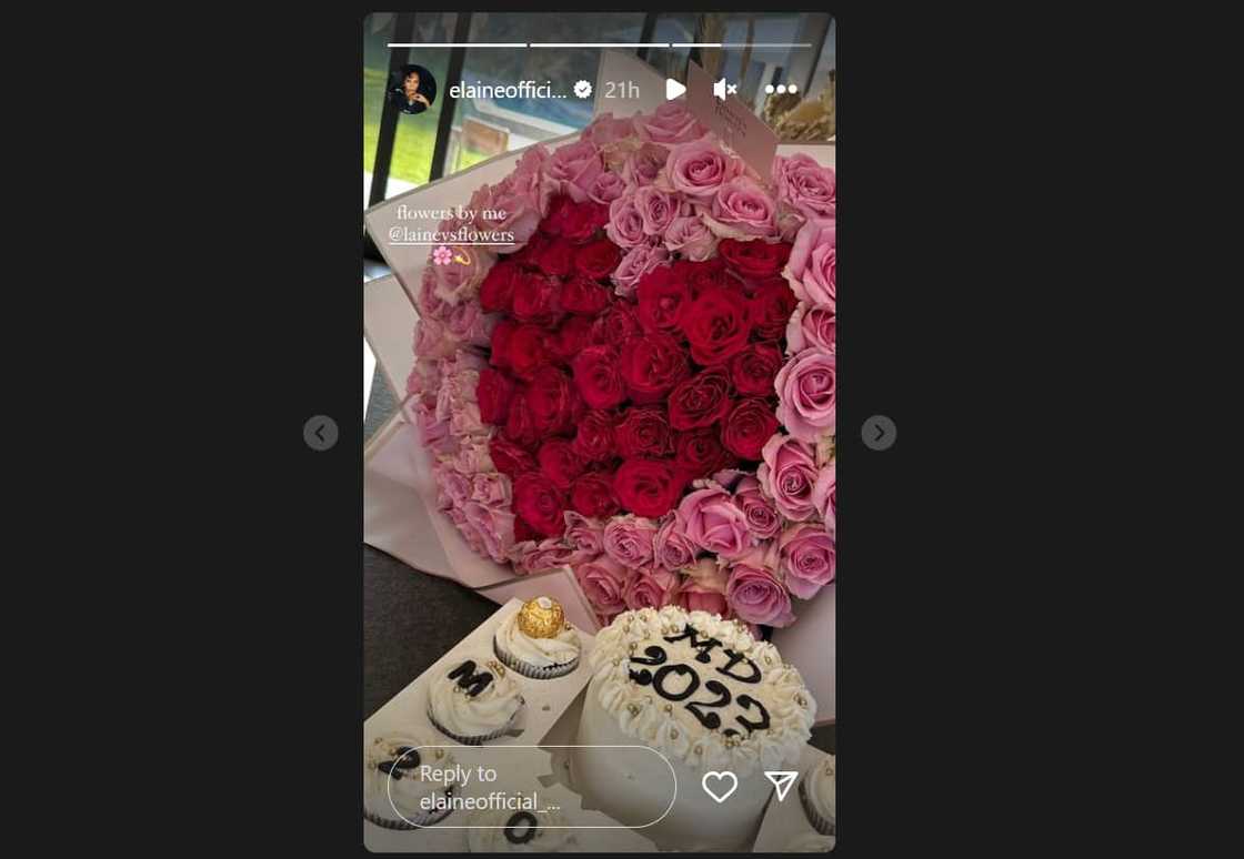 Elaine now sells flowers Elaine now sells flowers