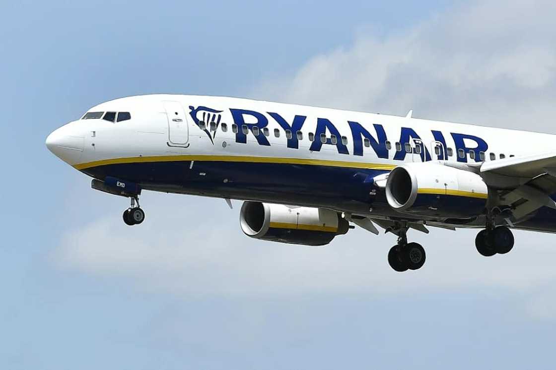 Ryanair said it flew 95 million passengers in its first half, up from 39 million one year earlier Ryanair said it flew 95 million passengers in its first half, up from 39 million one year earlier