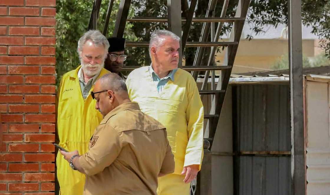 James Fitton -- left, pictured late last month -- was on Tuesday preparing to be freed from Iraqi jail after an appeal court overturned his conviction, his lawyer said James Fitton -- left, pictured late last month -- was on Tuesday preparing to be freed from Iraqi jail after an appeal court overturned his conviction, his lawyer said