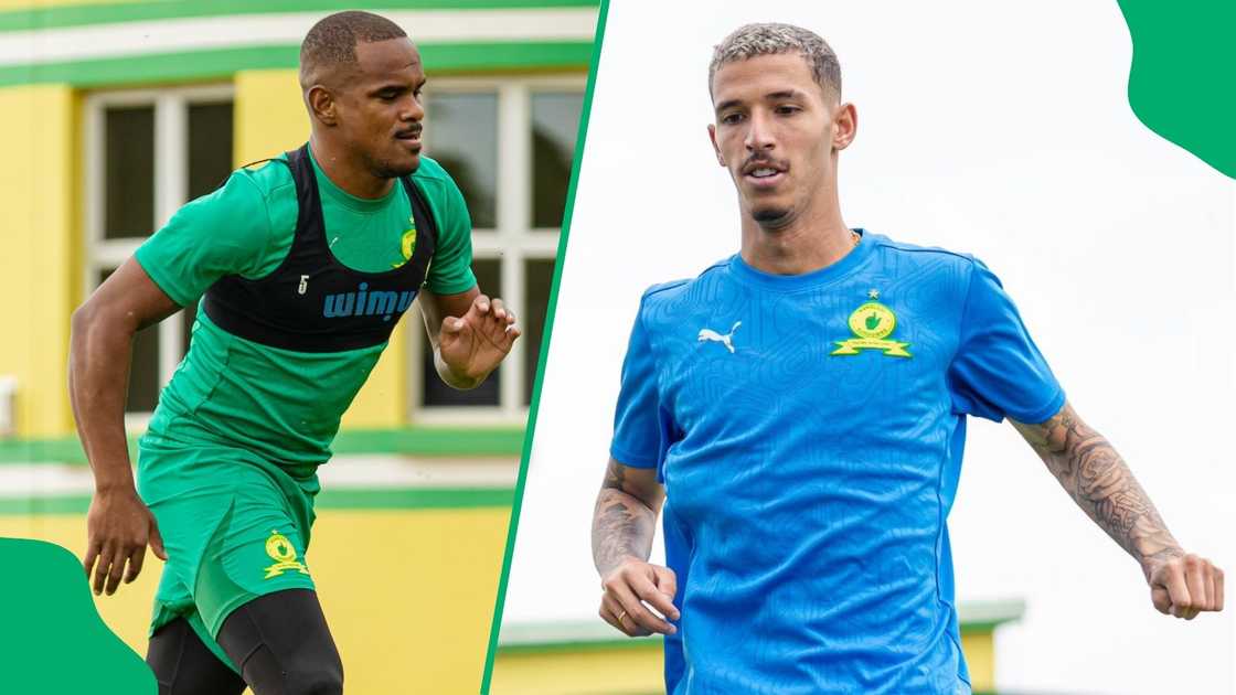 New Mamelodi Sundowns stars Iqraam Rayners and Arthur Sales has scored under coach Miguel Cardoso.