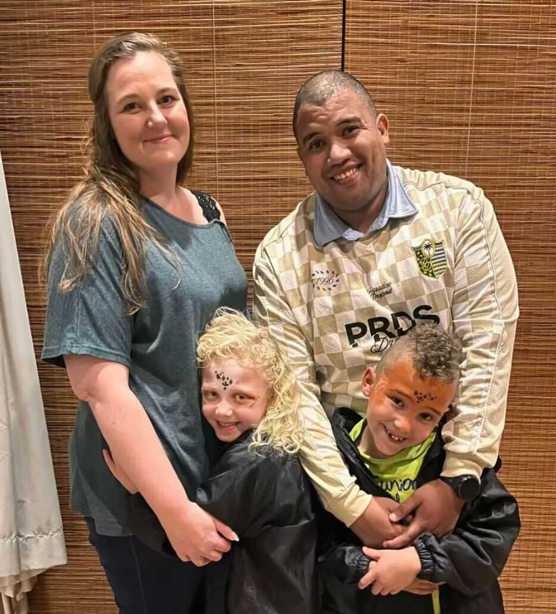 A father in South Africa shared how much he paid for his twins' school uniforms in a TikTok video with his family. A father in South Africa shared how much he paid for his twins' school uniforms in a TikTok video with his family.