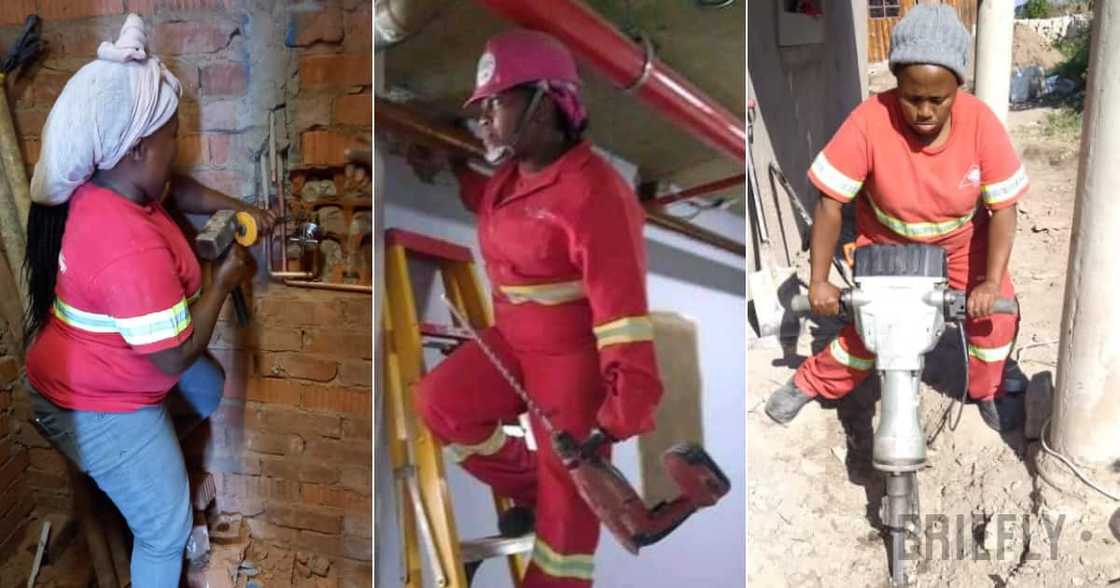 Proud Female Plumber Sthando Cele Wants to Open Doors for Women