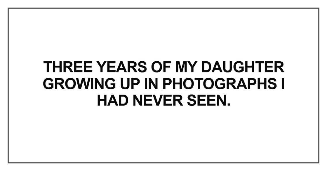 Three years of my daughter growing up in photographs
